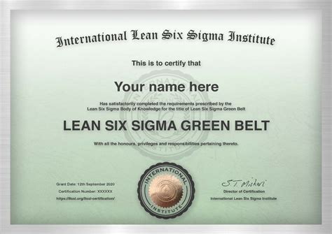 is the lss green belt certification test hard|cost of six sigma certification.